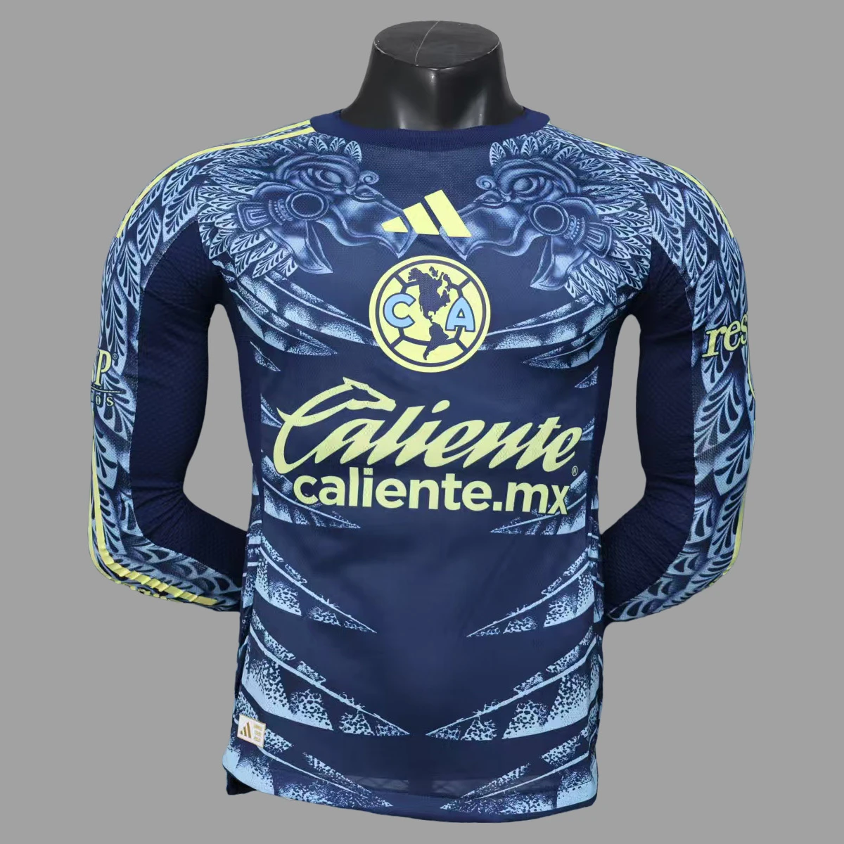 25/26 Club America Away Long Sleeve Player Version Soccer Jersey