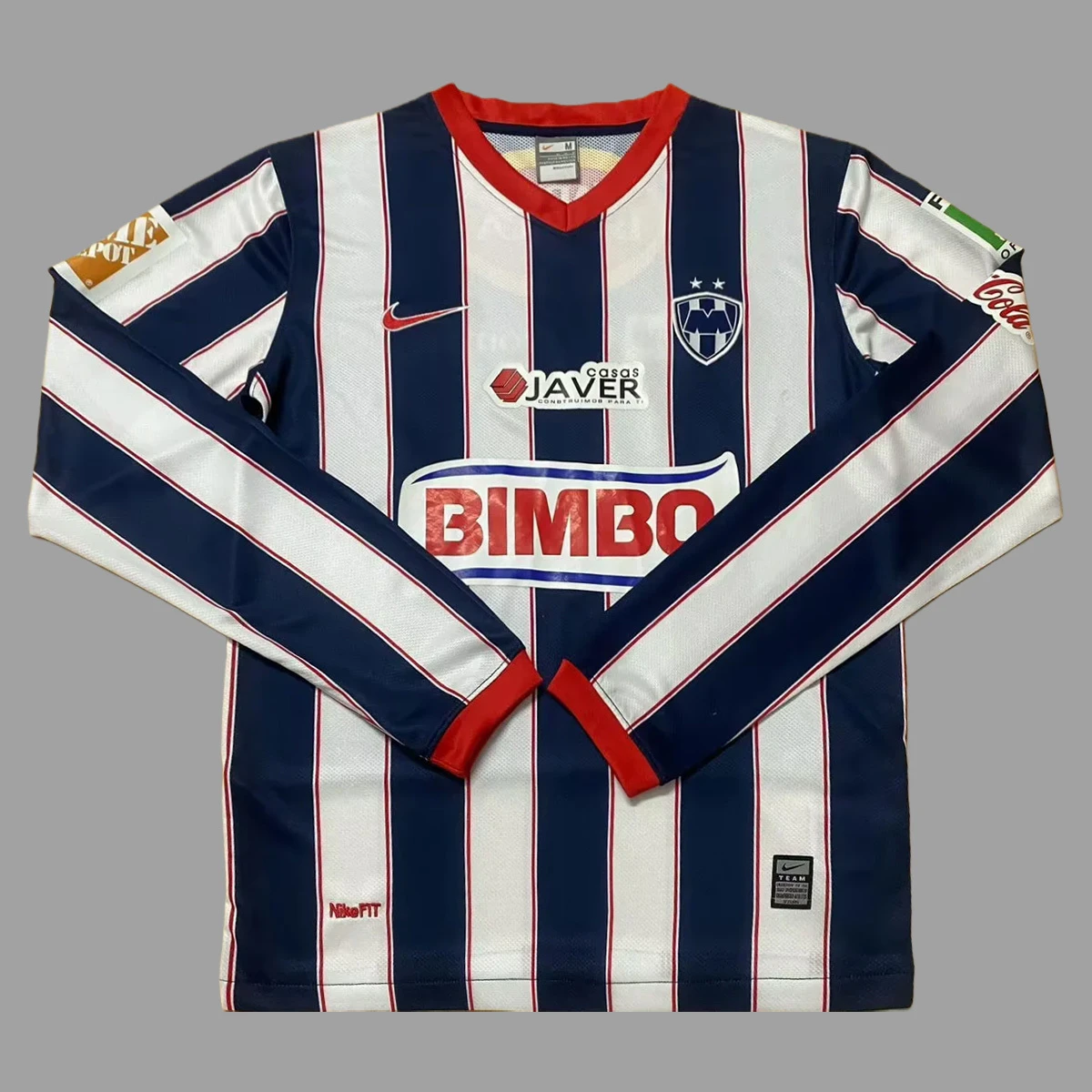 09/10 Monterrey Home Long Sleeve Retro Soccer Jersey