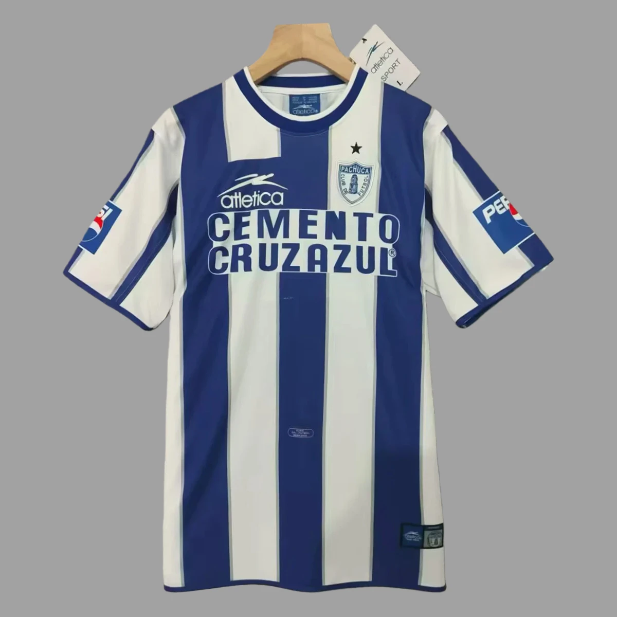 01/02 Pachuca Home Retro Soccer Jersey