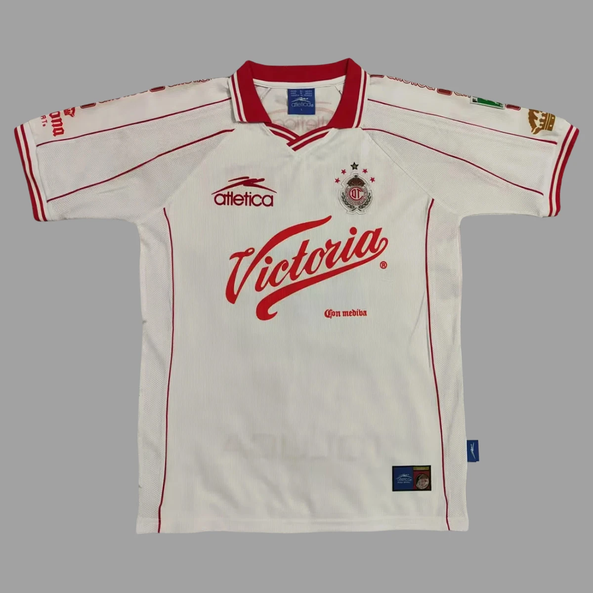99/00 Toluca Away Retro Soccer Jersey