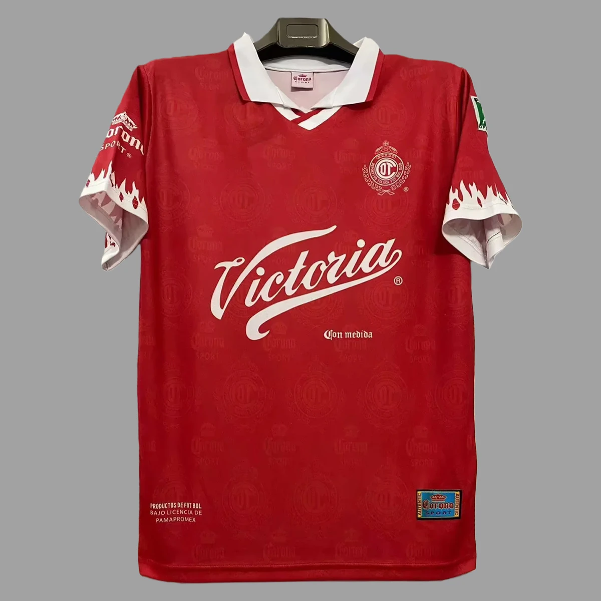 97/98 Toluca Home Retro Soccer Jersey