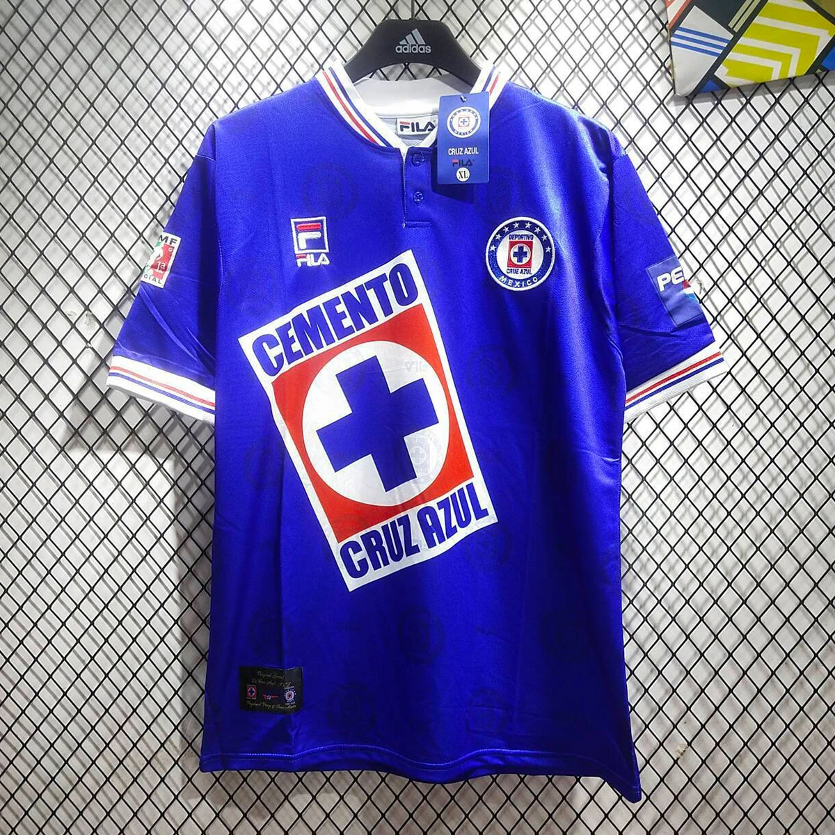 97/98 Cruz Azul Home Retro Soccer Jersey