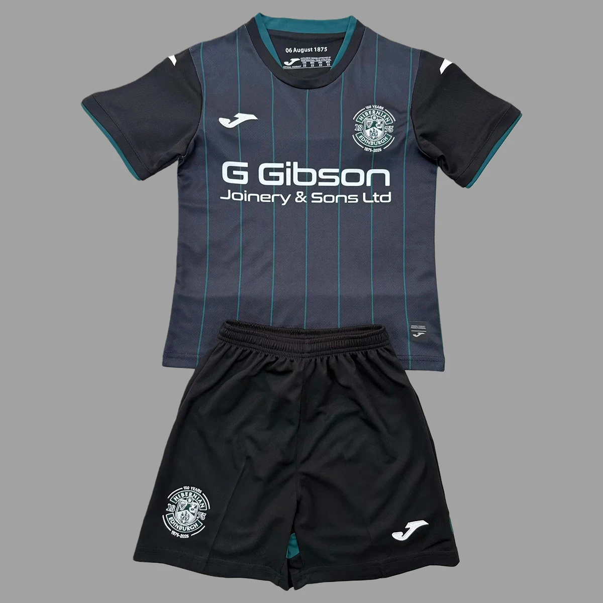 25/26 Hibernian Third Kids Soccer Jersey Size 16-28