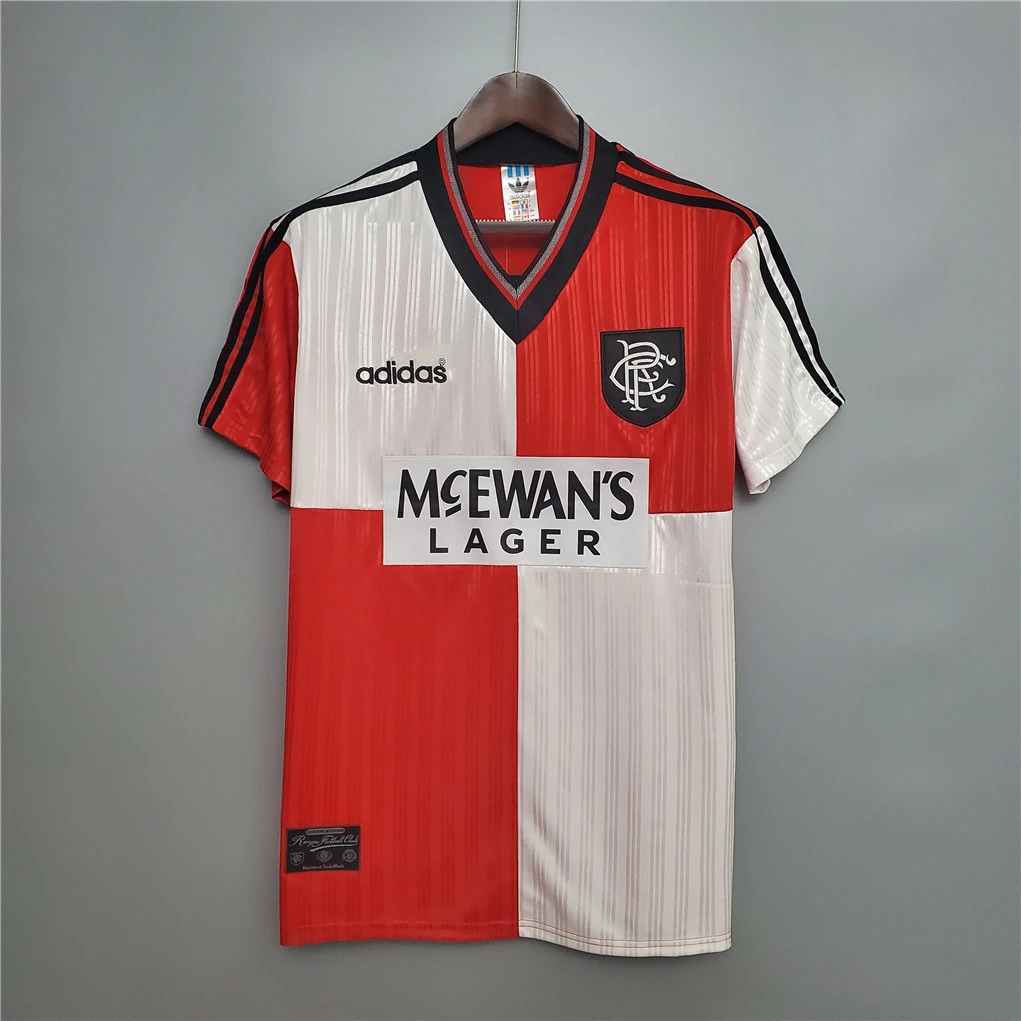 95/96 Rangers Away Retro Soccer Jersey