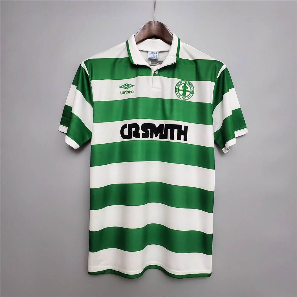 87/89 Celtic Home Retro Soccer Jersey