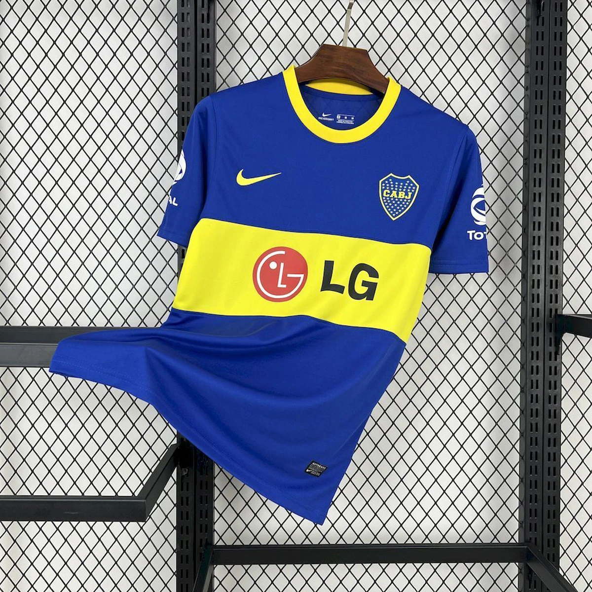 10/11 Boca Juniors Home Retro Soccer Jersey