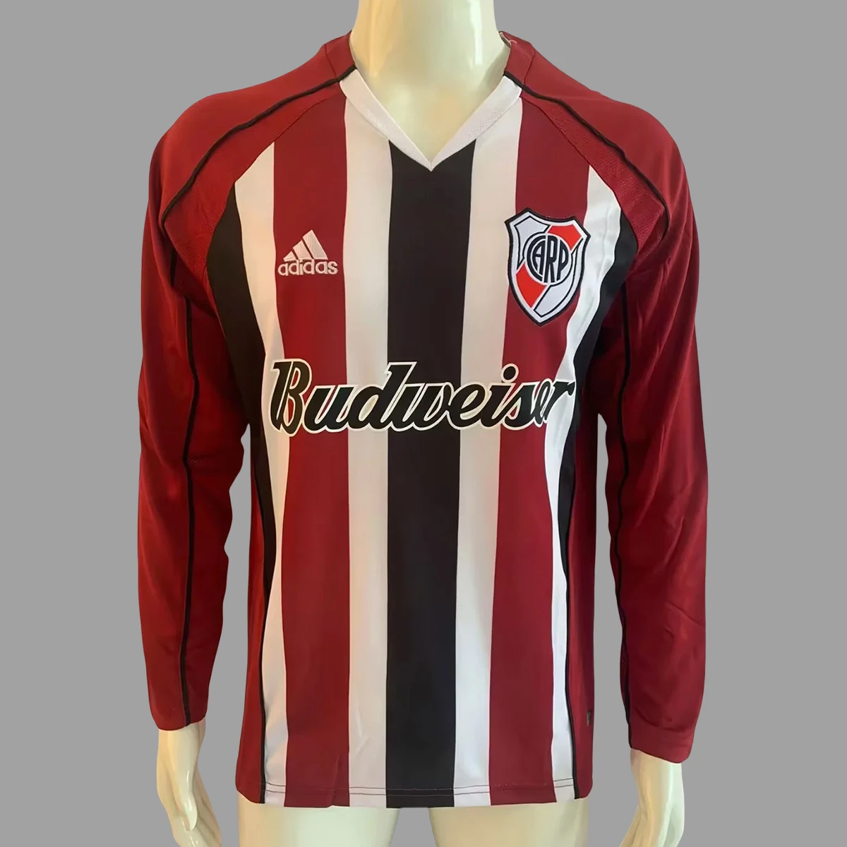 05/06 River Plate Away Long Sleeve Retro Soccer Jersey