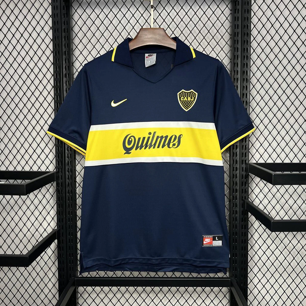 96/97 Boca Juniors Home Retro Soccer Jersey