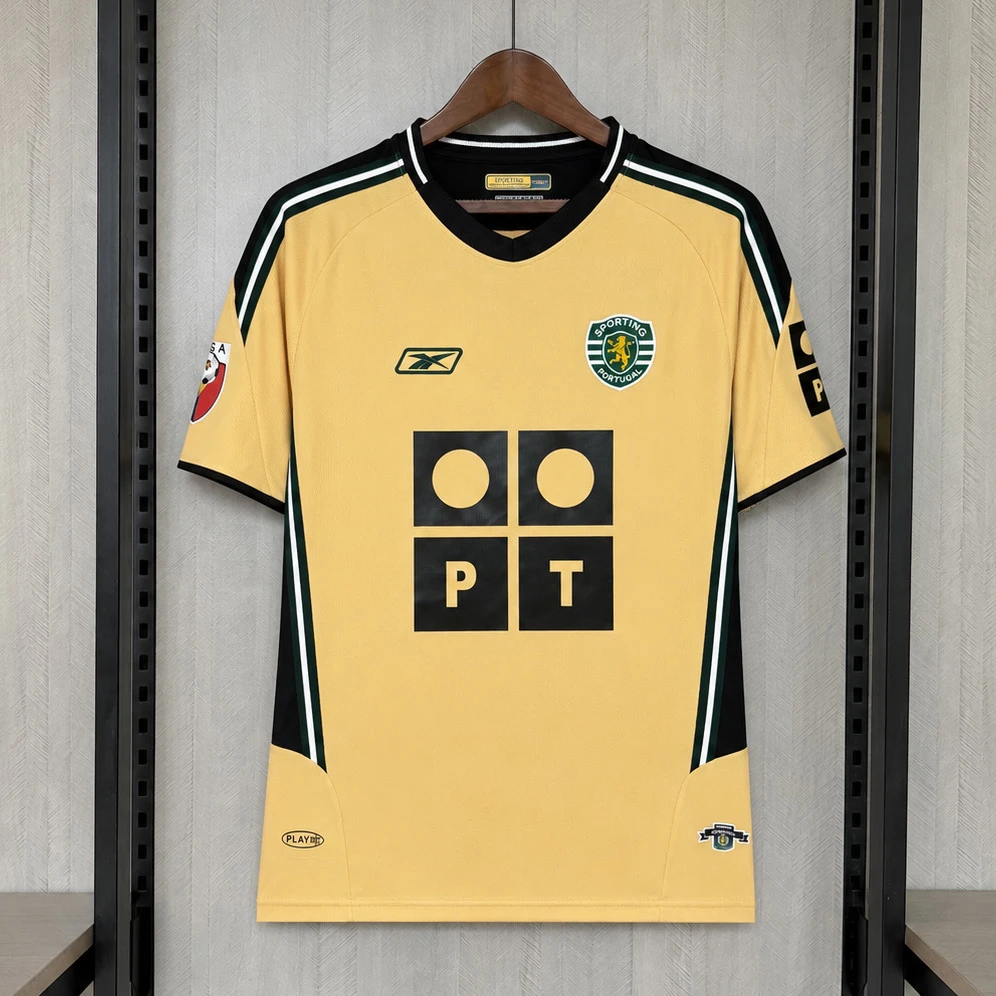 03/04 Sporting CP Lisbon Away Retro Soccer Jersey