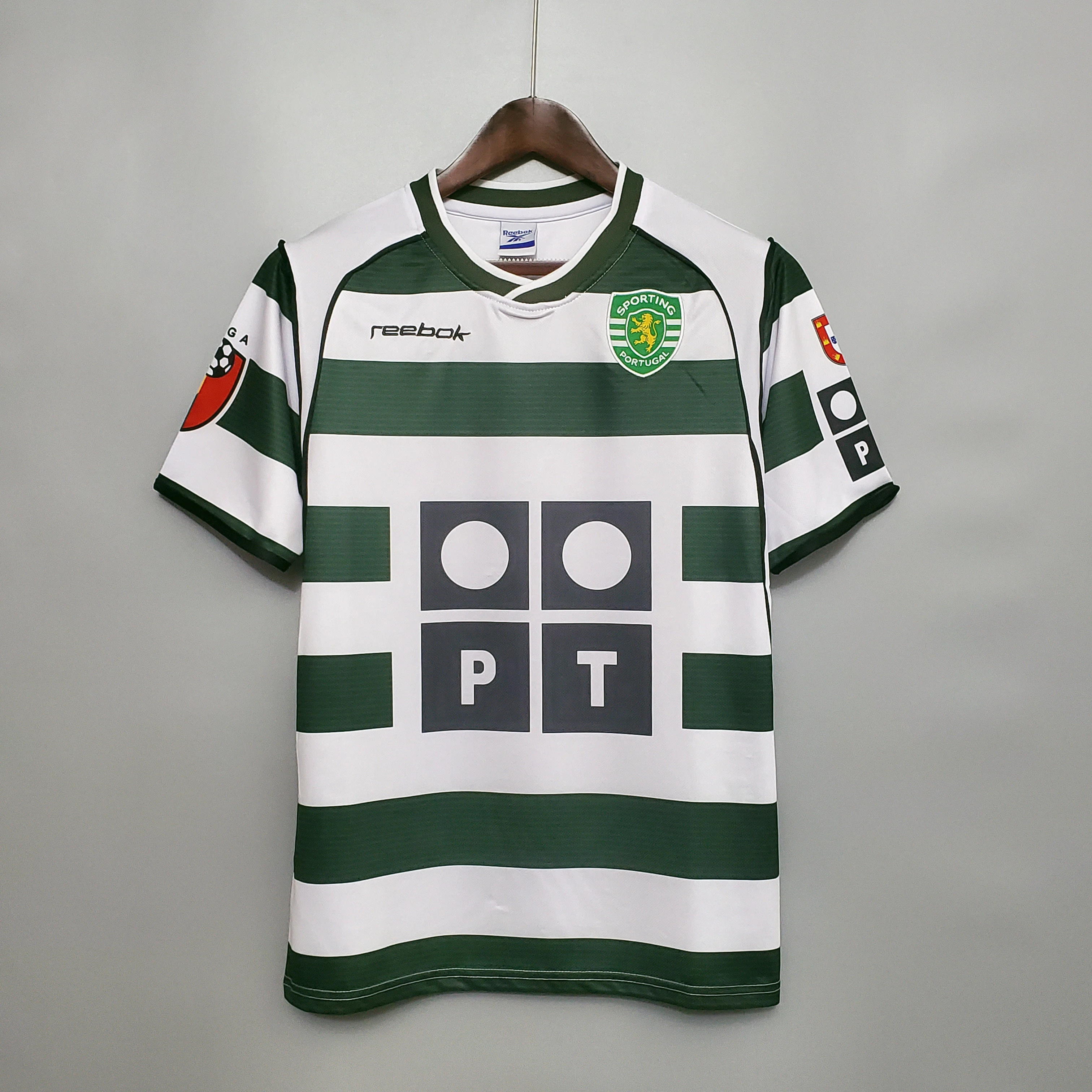 02/03 Sporting Lisbon Home Retro Soccer Jersey