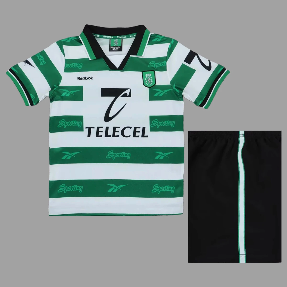 99/00 Lisbon Home Kids Retro Soccer Jersey Size 16-28