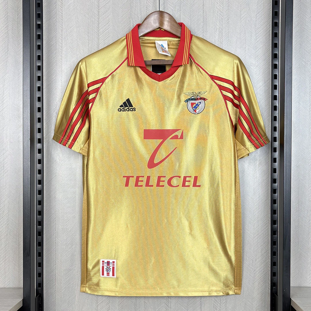 98/99 Benfica Away Retro Soccer Jersey