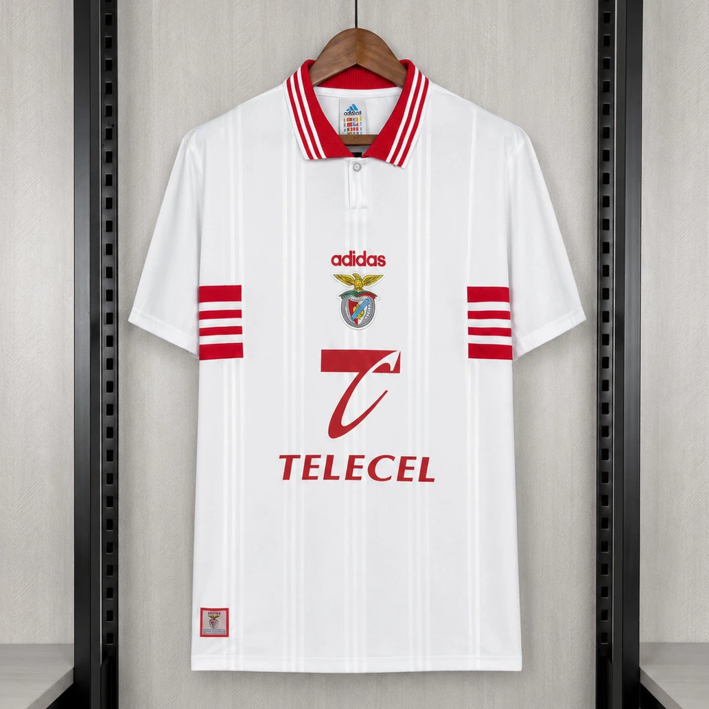 97/98 Benfica European Away Retro Soccer Jersey