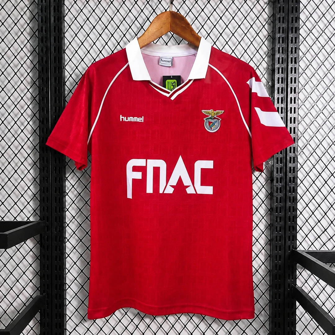 90/91 Benfica Home Retro Soccer Jersey