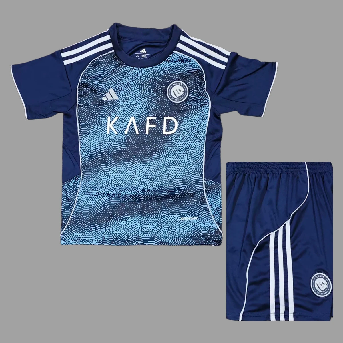 25/26 Al-Nassr Away Kids Soccer Jersey Size 16-28