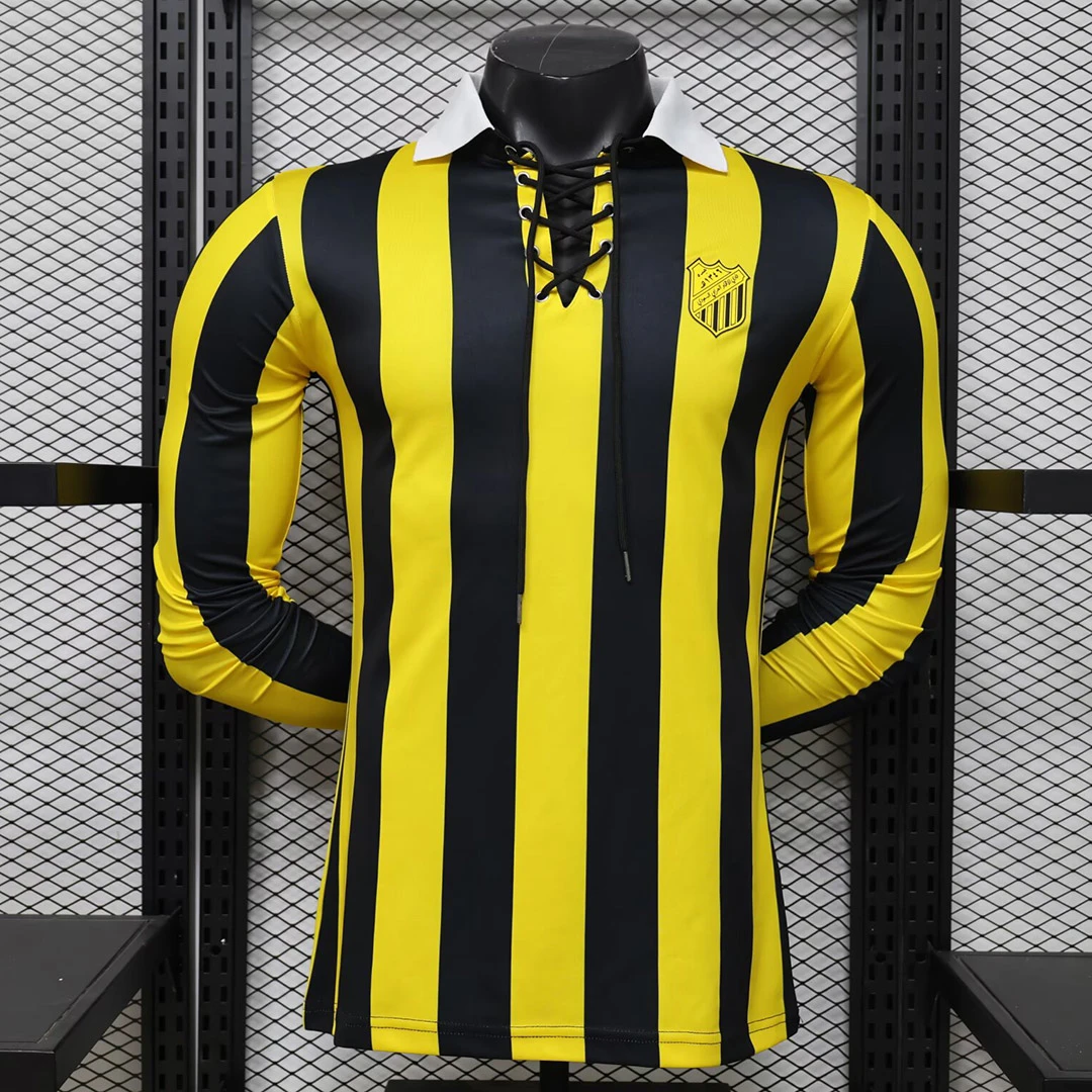 2026 Al-Ittihad FC Long Sleeve Player Verison Retro Soccer Jersey