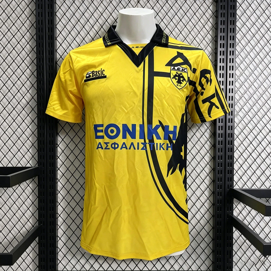 93/96 AEK Athens Home Retro Soccer Jersey
