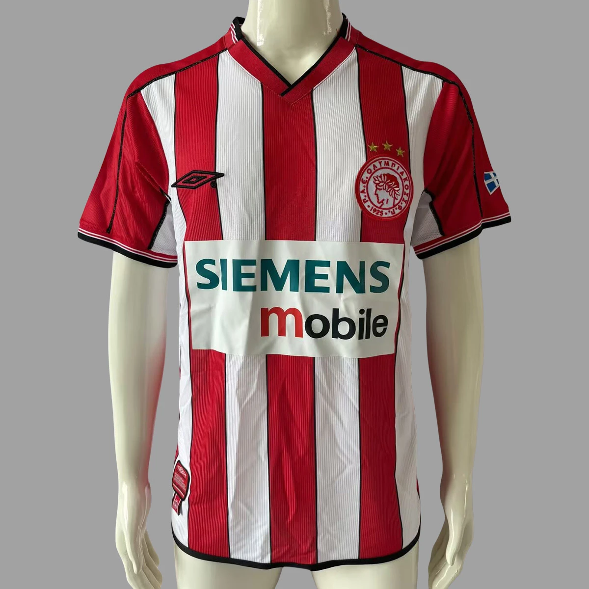 02/03 Olympiacos Home Retro Soccer Jersey