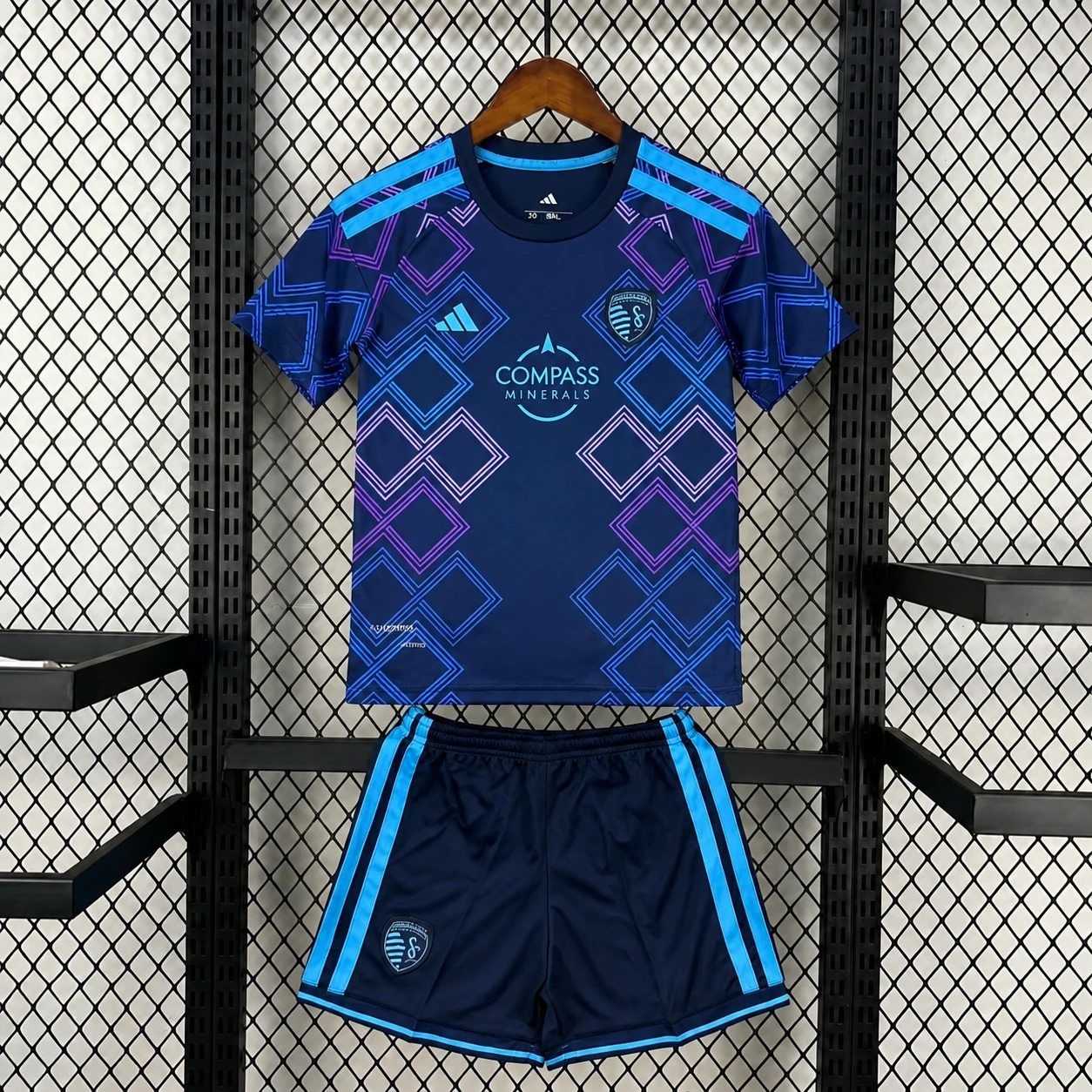 2026 Kansas City Away Kids Soccer Jersey Size 16-28