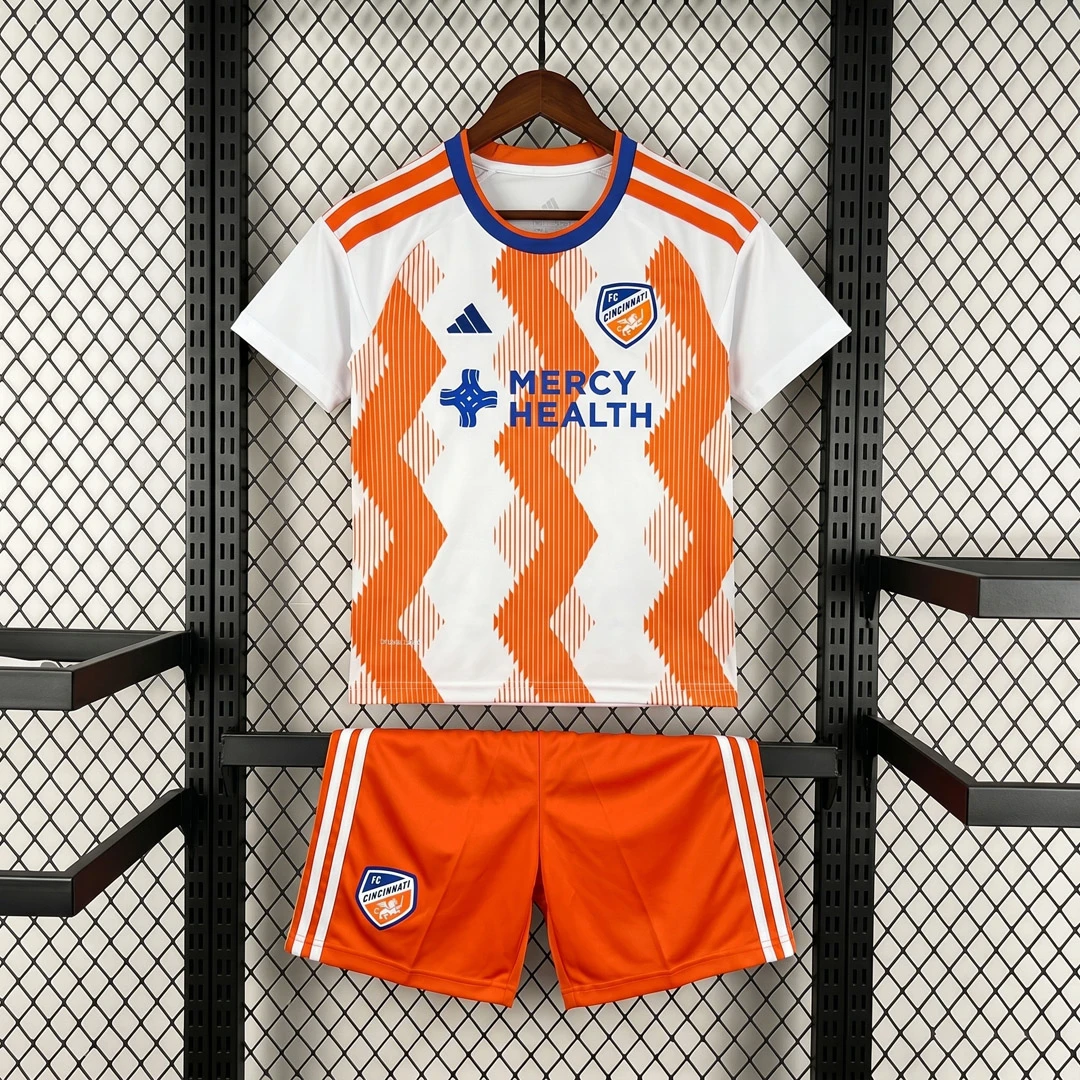 2026 Cincinnati Away Kids Soccer Jersey Size 16-28