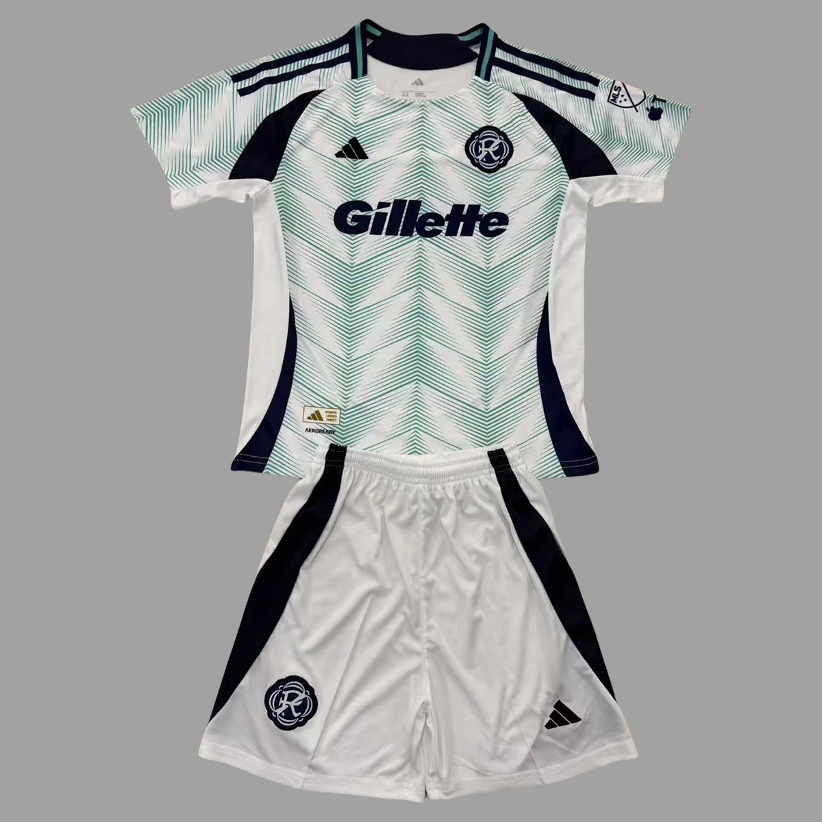 2025 New England Revolution Away Kids Soccer Jersey Size 16-28