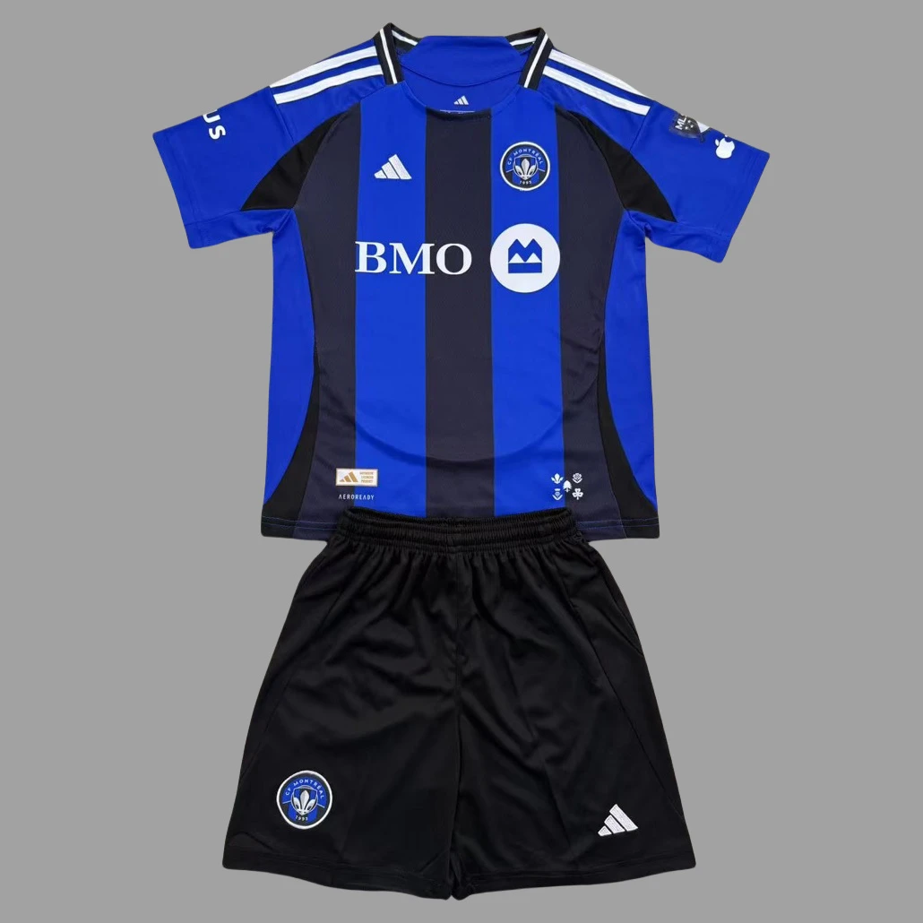 2025 Montreal Home Kids Soccer Jersey Size 16-28