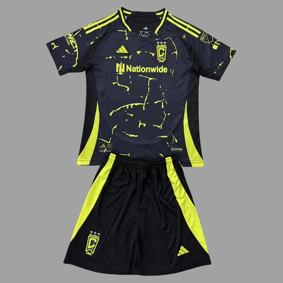 2025 Columbus Crew Away Kids Soccer Jersey Size 16-28