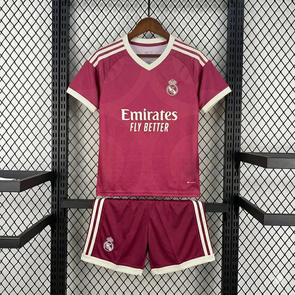 26/27 Real Madrid Third Kids Soccer Jersey Size 16-28