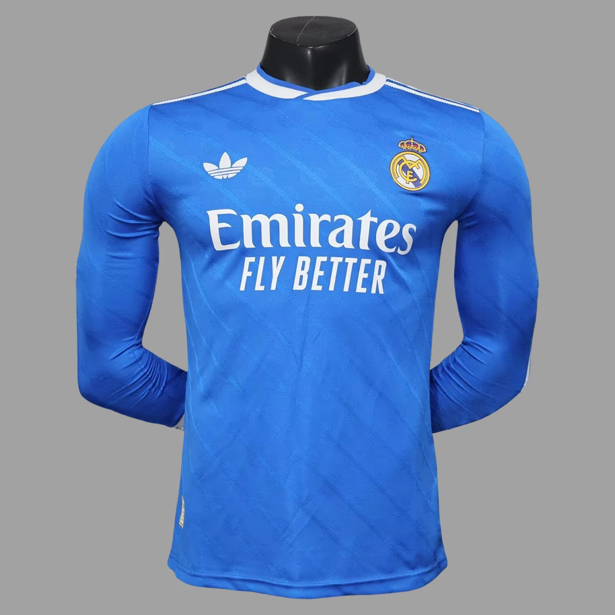 25/26 Real Madrid Third Long Sleeve Player Version Soccer Jersey