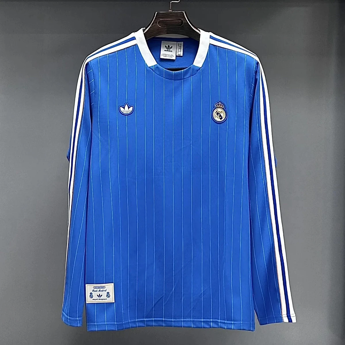 25/26 Real Madrid Terrace Icons Blue Long Sleeve Shirt