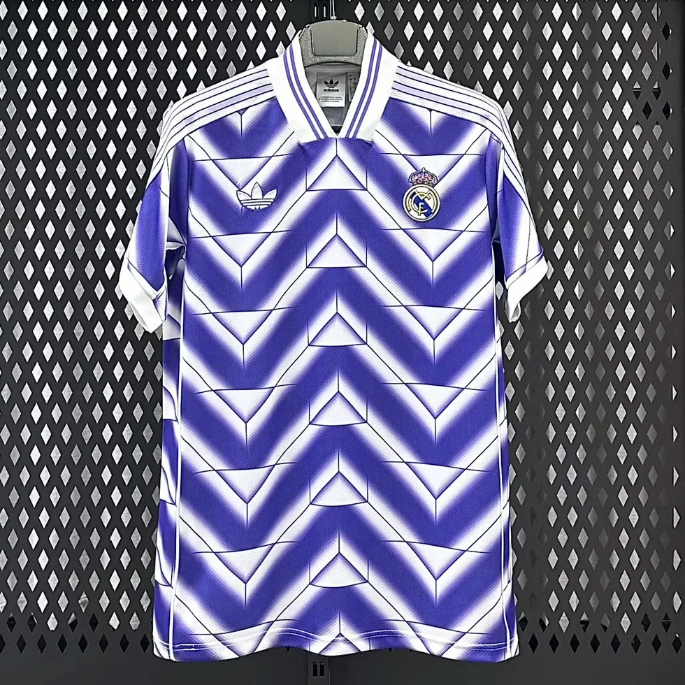25/26 Real Madrid Lifestyle Retro Soccer Jersey