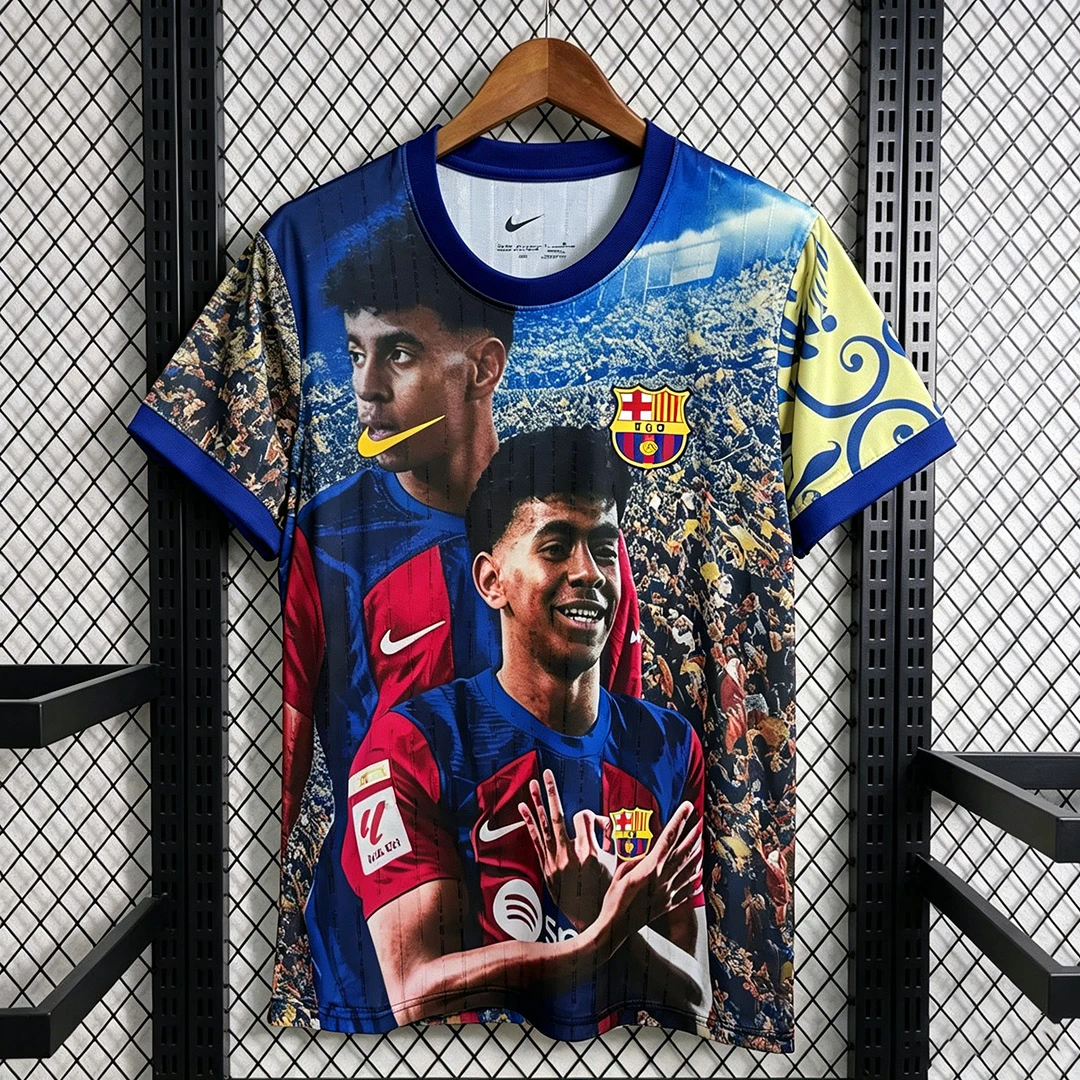 25/26 Barcelona Lamine Yamal Special Version Soccer Jersey