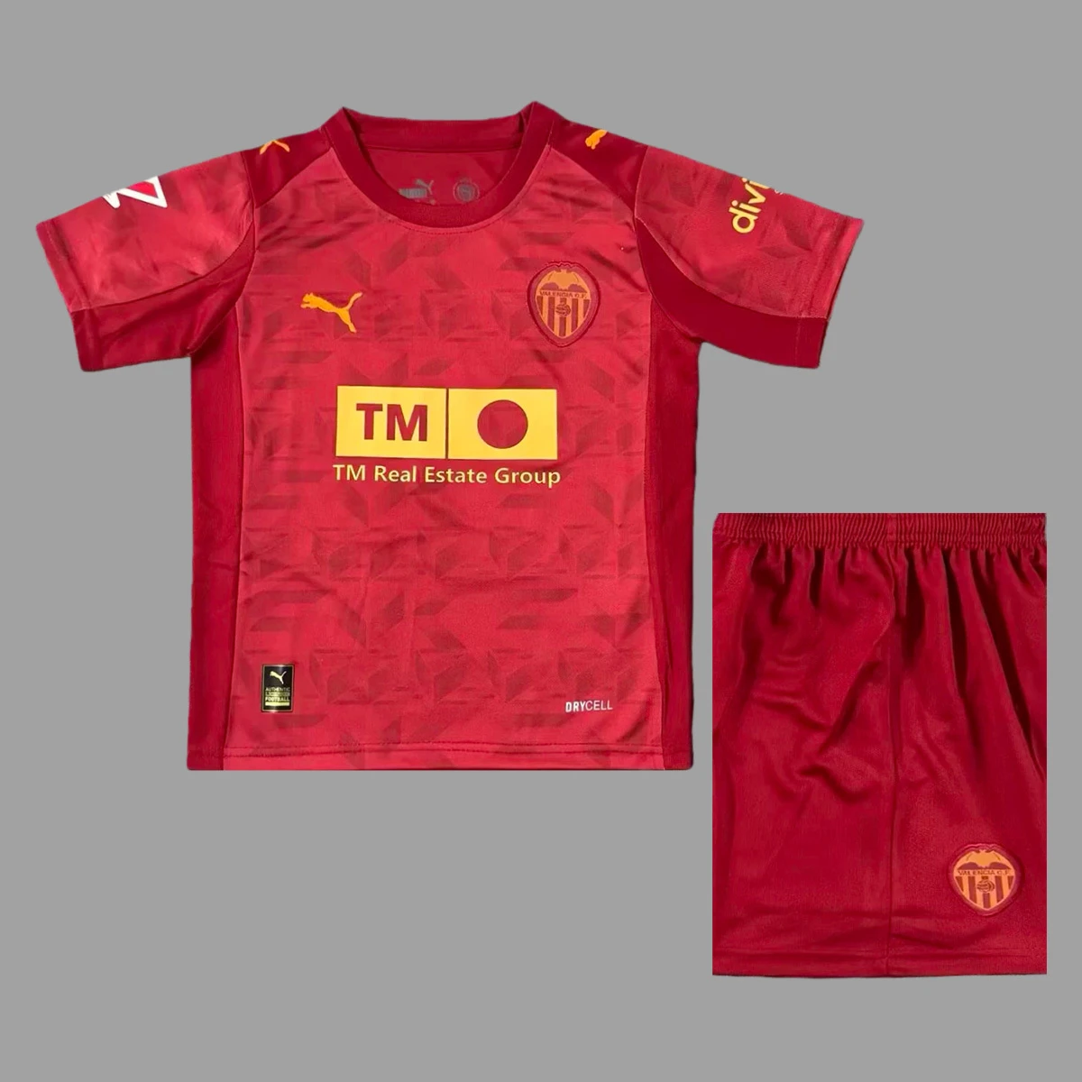 25/26 Valencia Away Kids Soccer Jersey Size 16-28