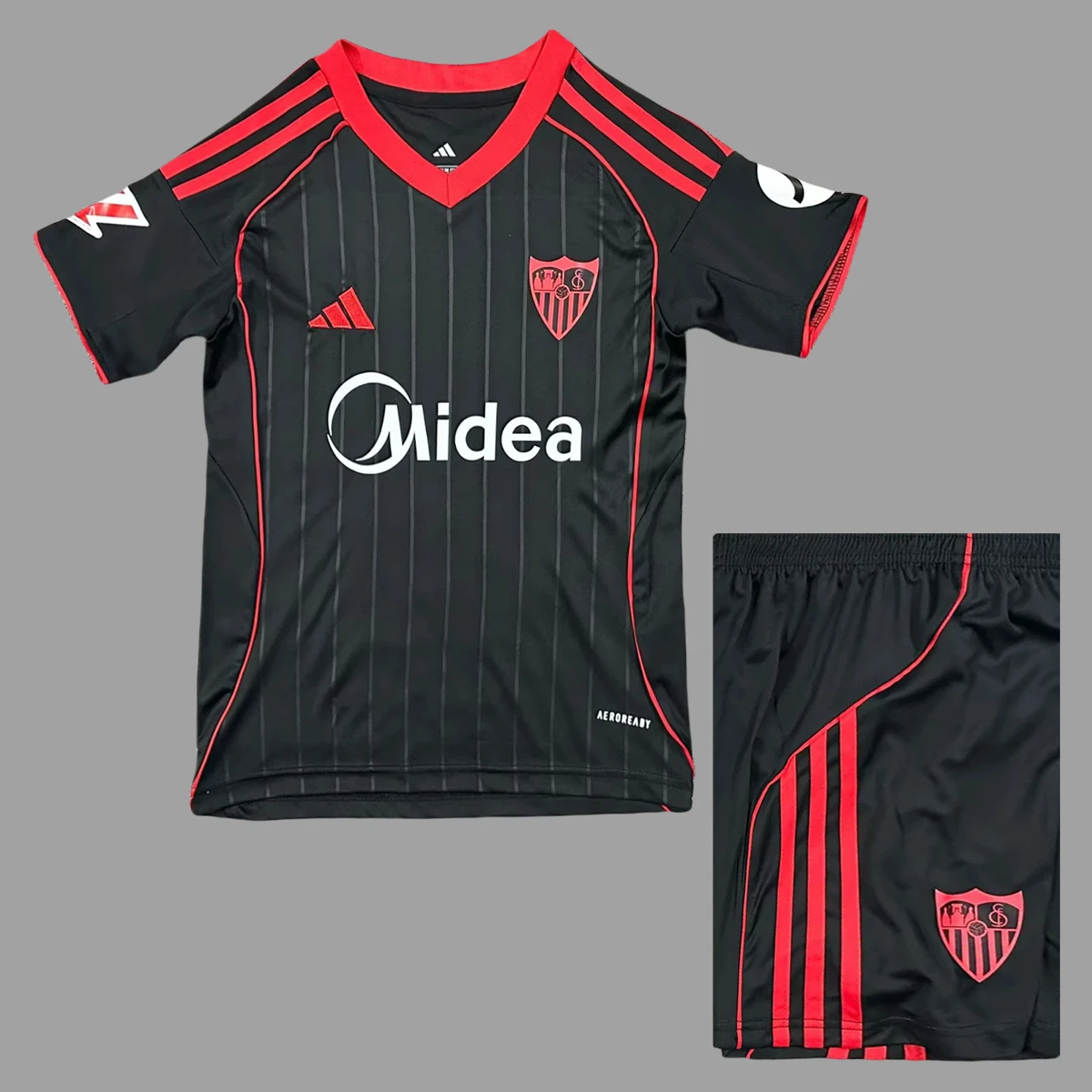 25/26 Sevilla Third Kids Soccer Jersey Size 16-28