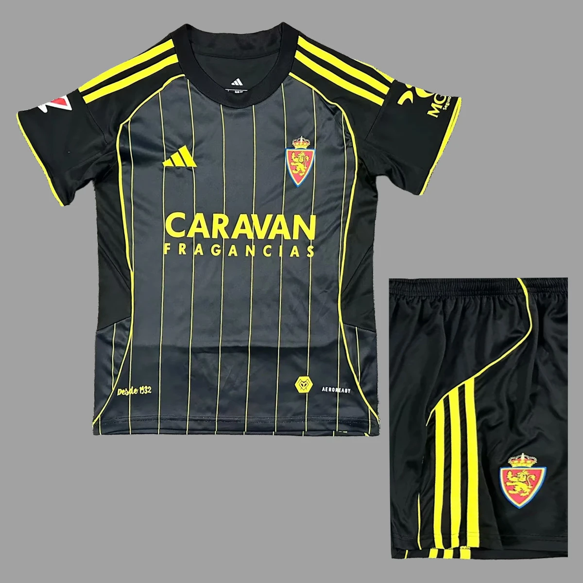 25/26 Real Zaragoza Away Kids Soccer Jersey Size 16-28
