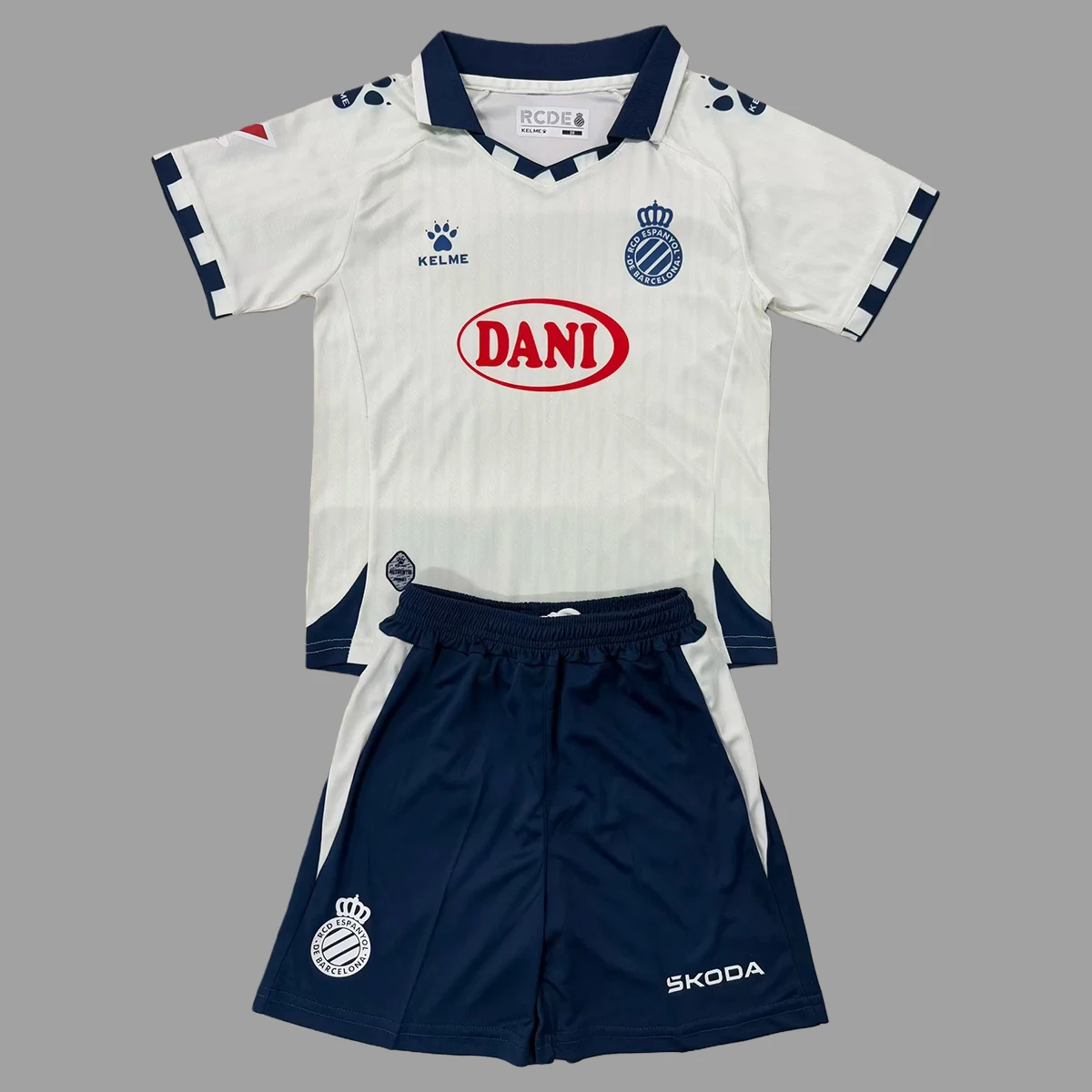25/26 Espanyol Away Kids Soccer Jersey Size 16-28