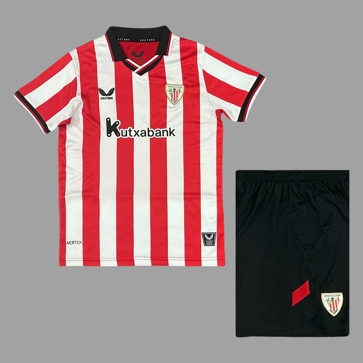 25/26 Athletic Bilbao Home Kids Soccer Jersey Size 16-28