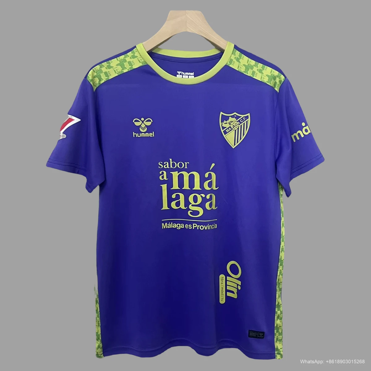24/25 Malaga Away Soccer Jersey
