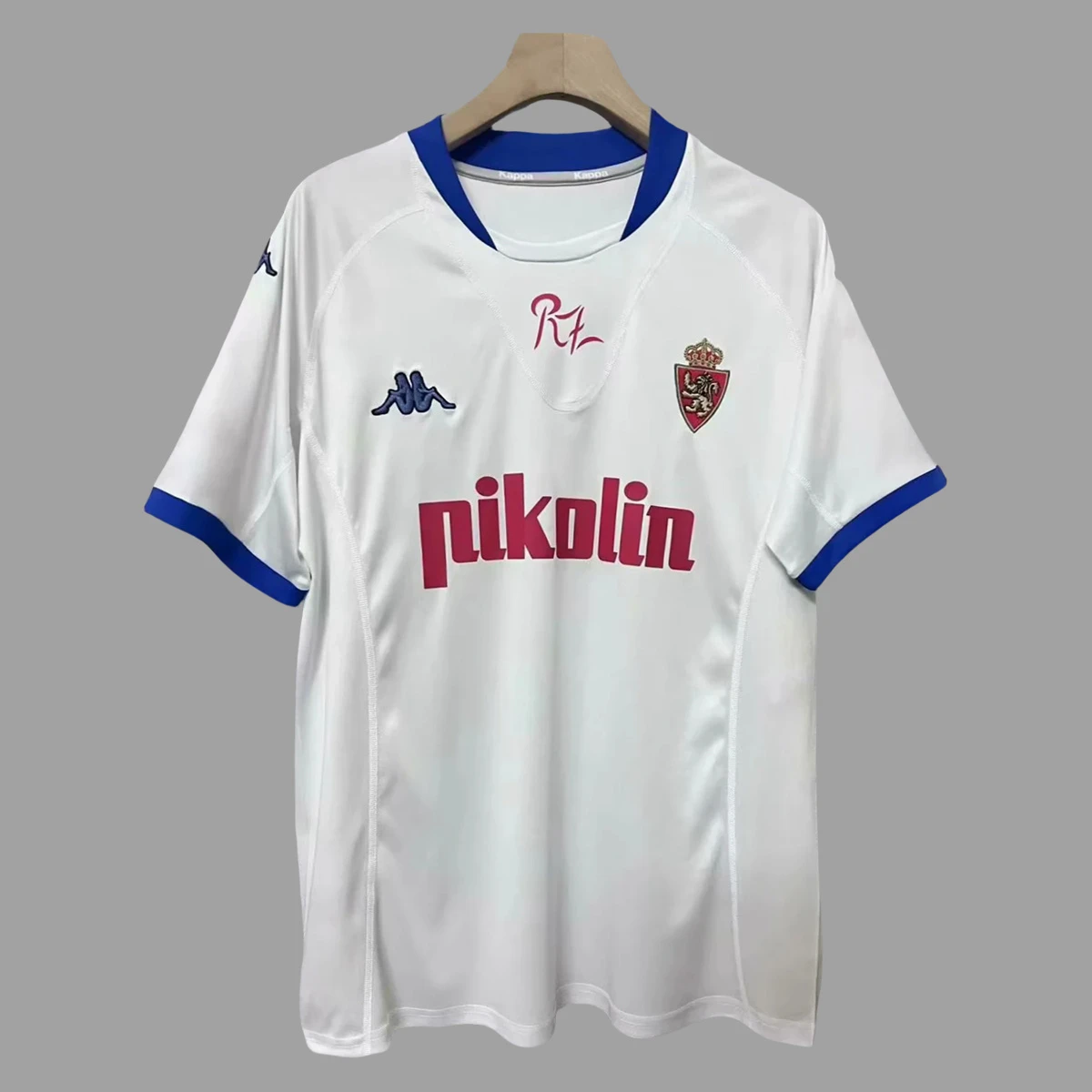 01/02 Real Zaragoza Home Retro Soccer Jersey