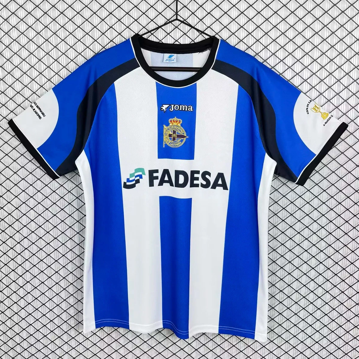 01/02 La Coruna Home Retro Soccer Jersey