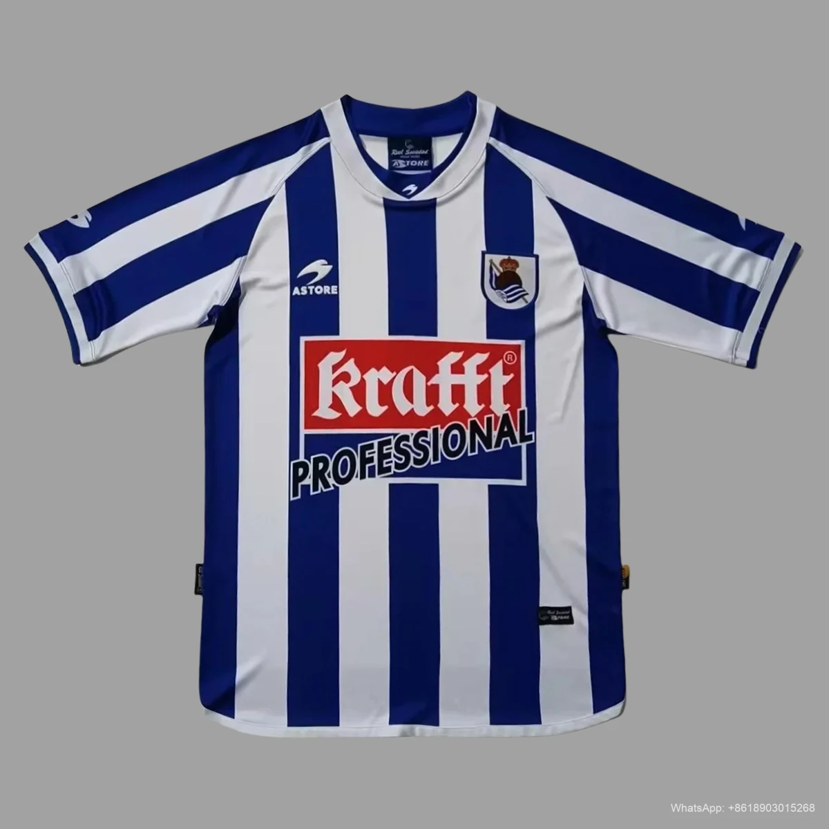 00/02 Real Sociedad Home Retro Soccer Jersey