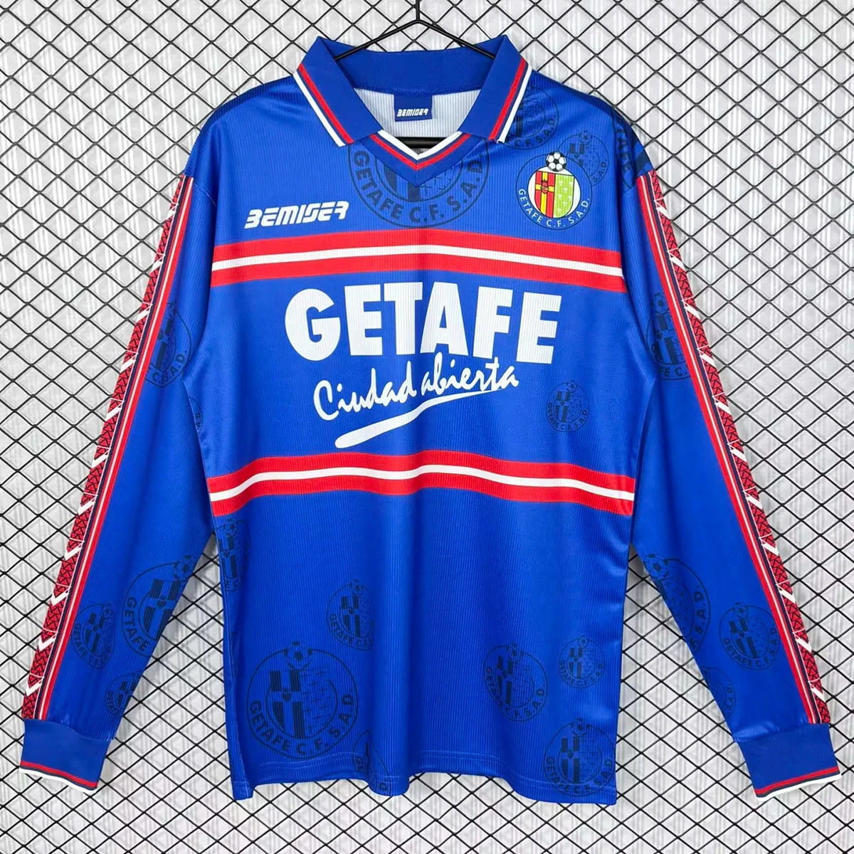 98/99 Getafe Home Long Sleeve Retro Soccer Jersey