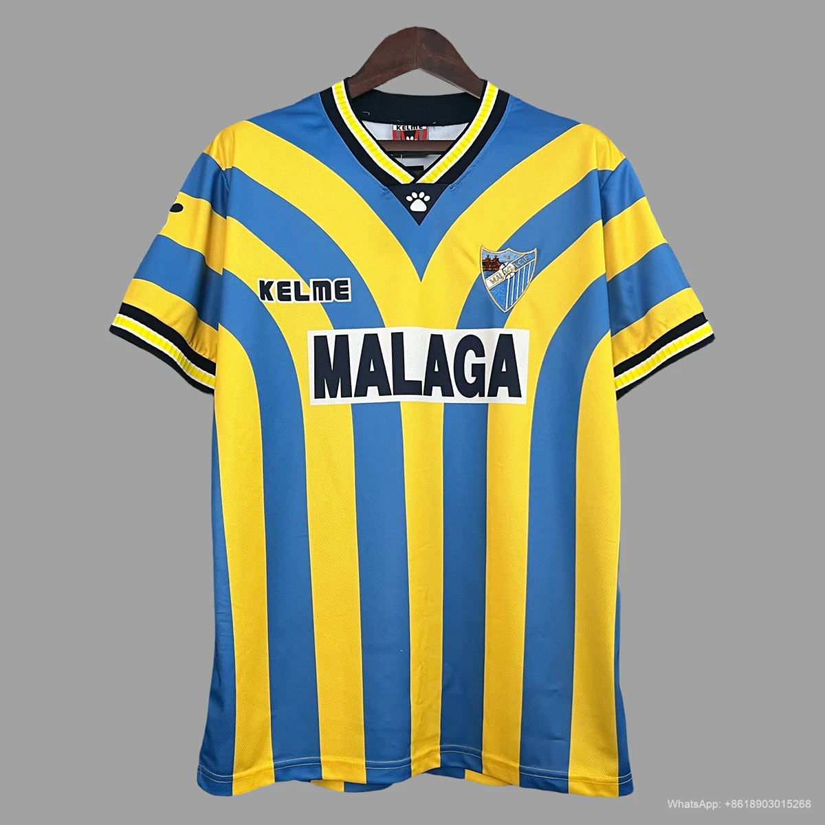 97/98 Malaga Away Retro Soccer Jersey
