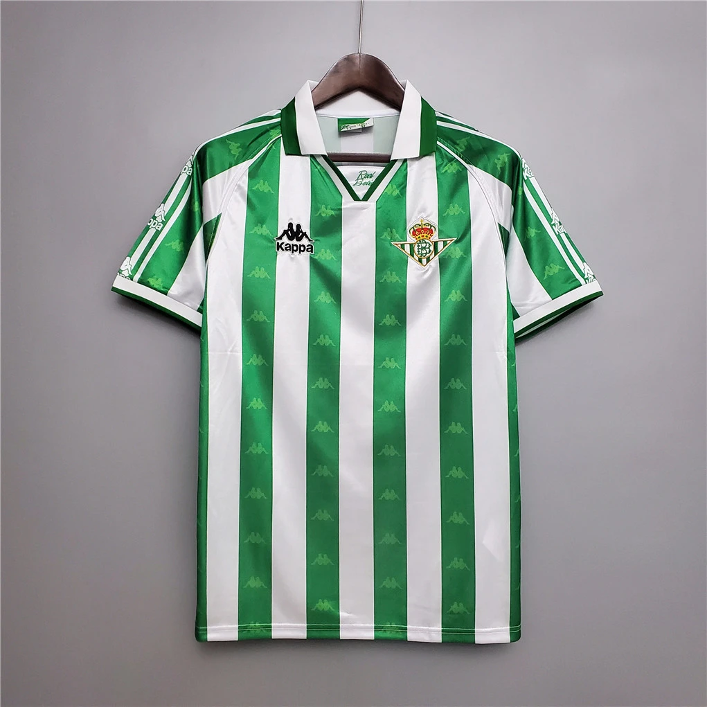 95/96 Real Betis Home Retro Soccer Jersey