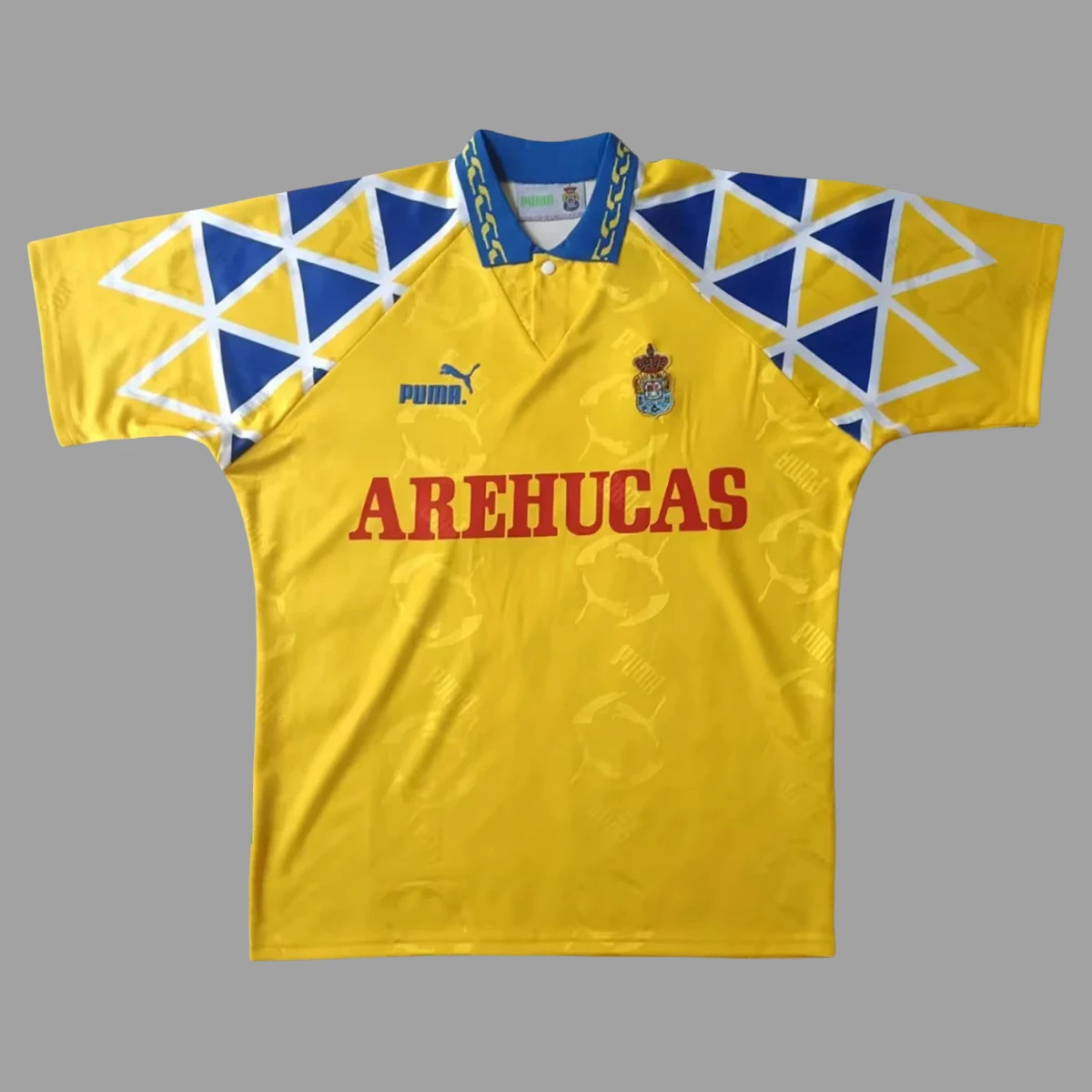 95/96 Las Palmas Home Retro Soccer Jersey