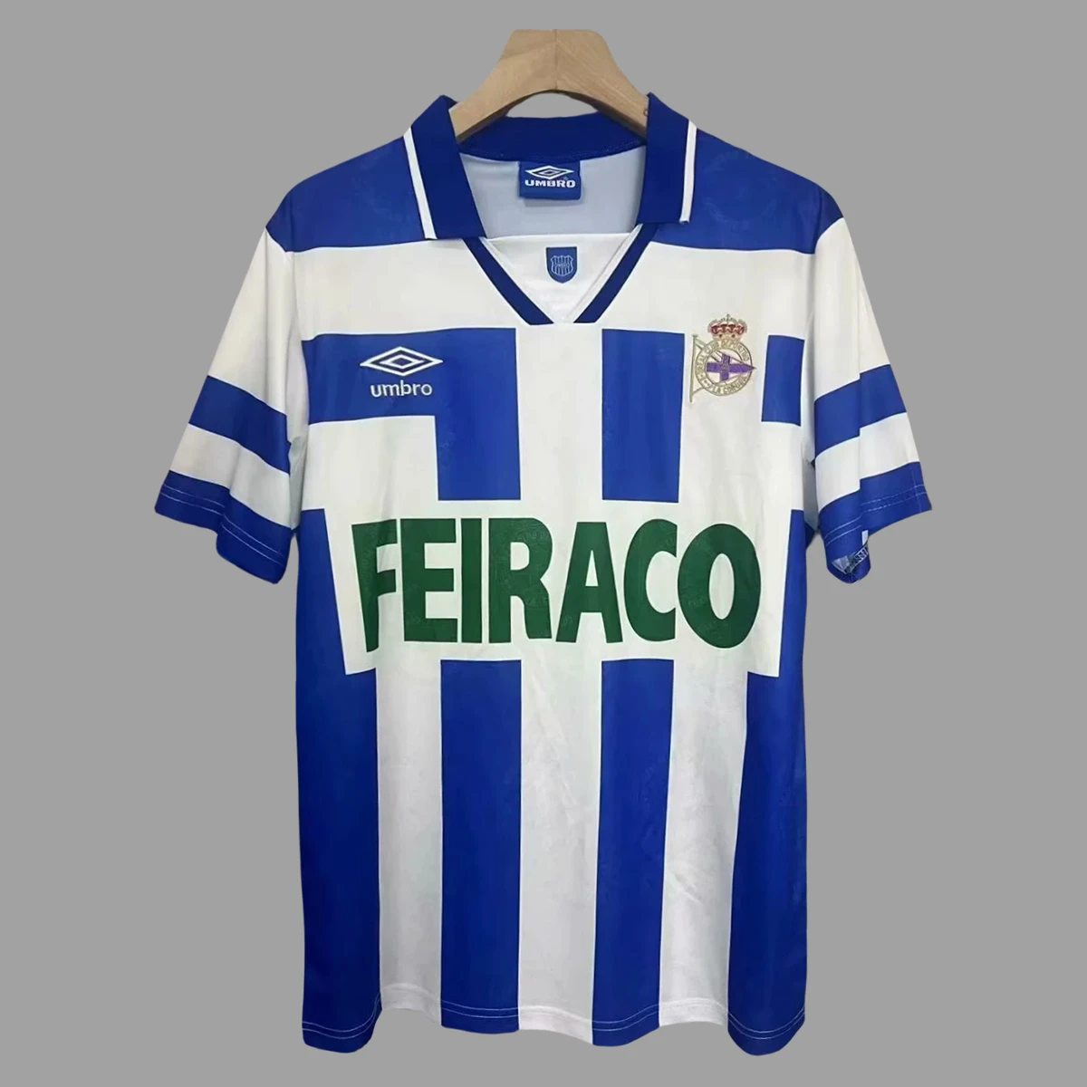 94/97 La Coruna Home Retro Soccer Jersey