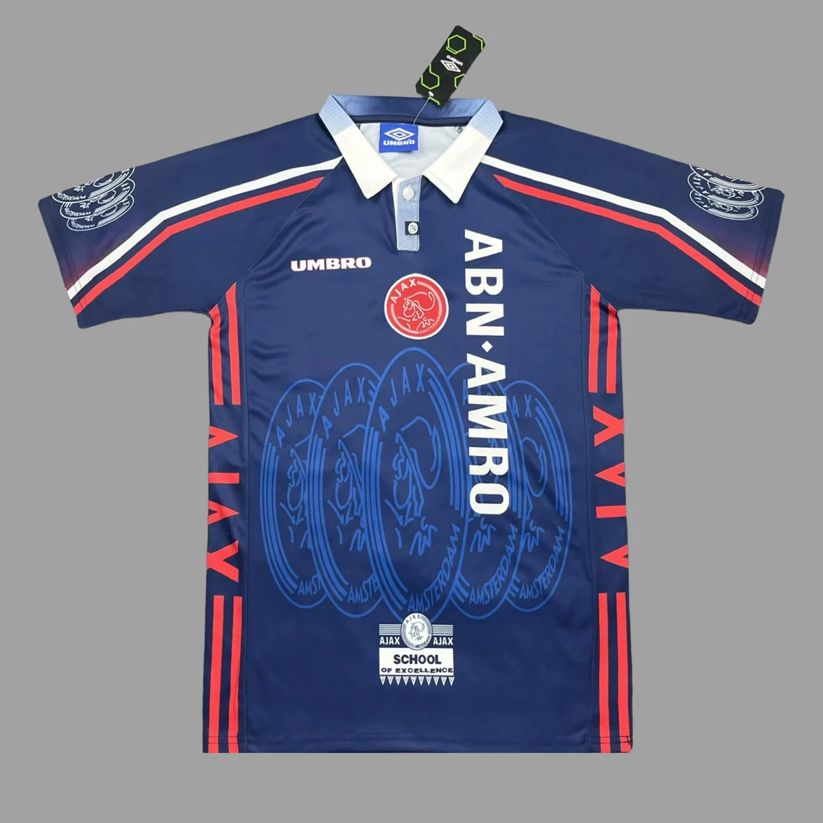 97/98 Ajax European Away Retro Soccer Jersey
