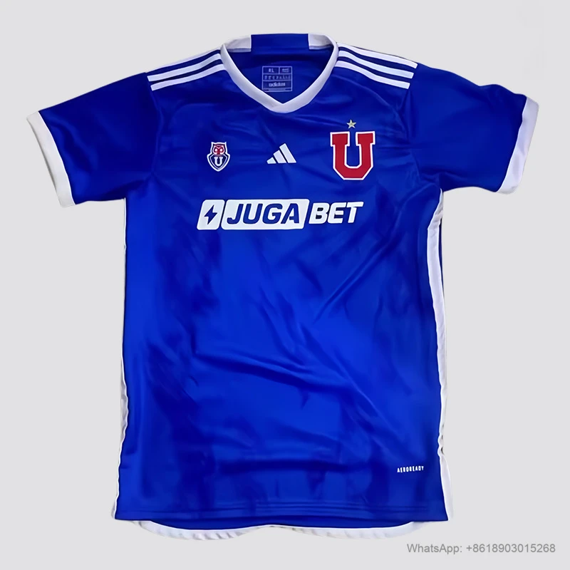 24/25 Universidad de Chile home blue soccer jersey yupoo