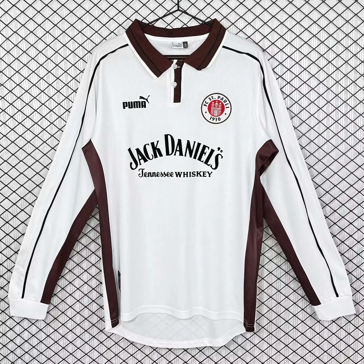 99/00 St. Pauli Home Long Sleeve Retro Soccer Jersey