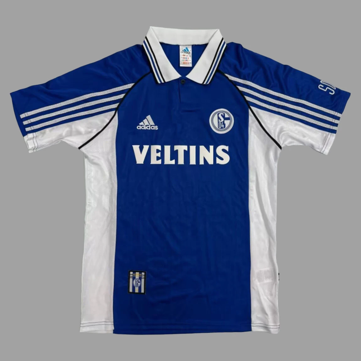 98/00 Schalke 04 Home Retro Soccer Jersey
